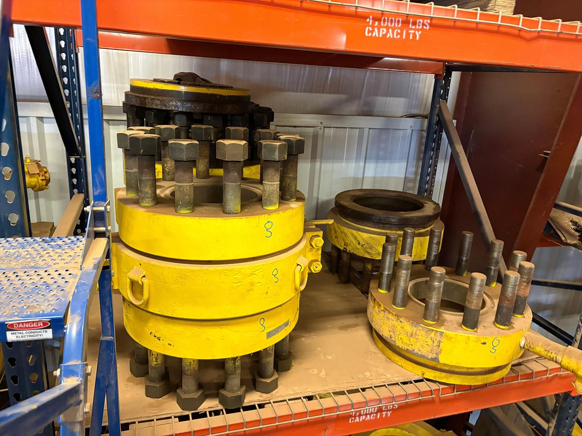 Used (6) 13-5/8” RL7 casing clamps/upper clamps