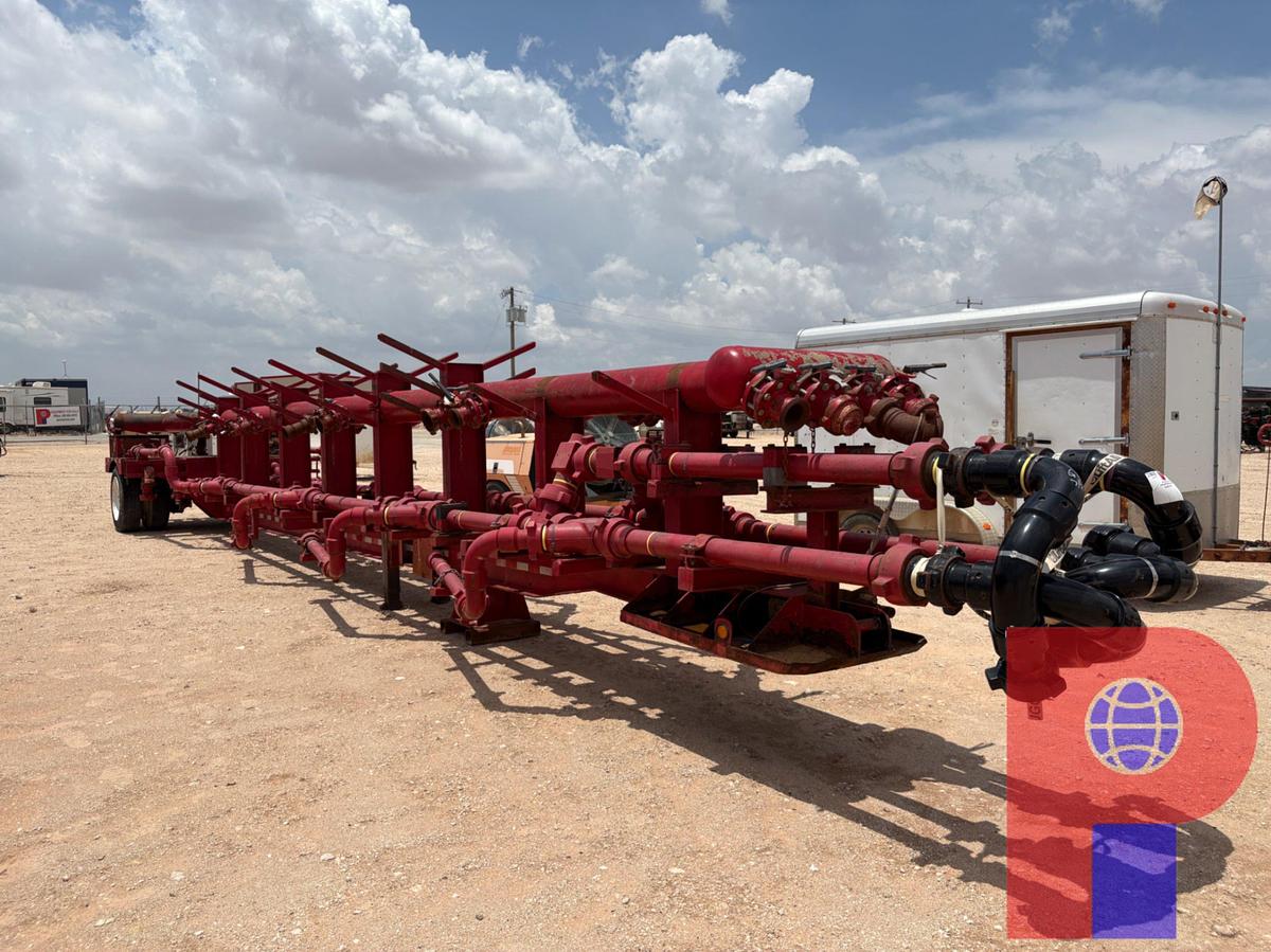 Used BO’S BETTER BUILT 43’ 8-ARM S/A FRAC MISSLE/MANIFOLD TRAILER