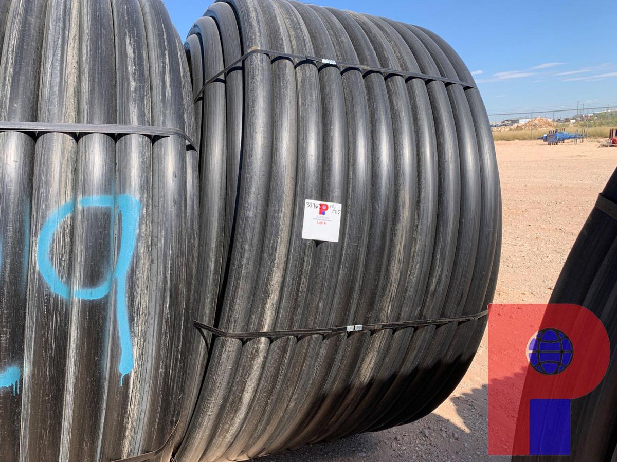Used 1,000 FOOT ROLL OF 3” IPS DR9 POLLY PIPE
