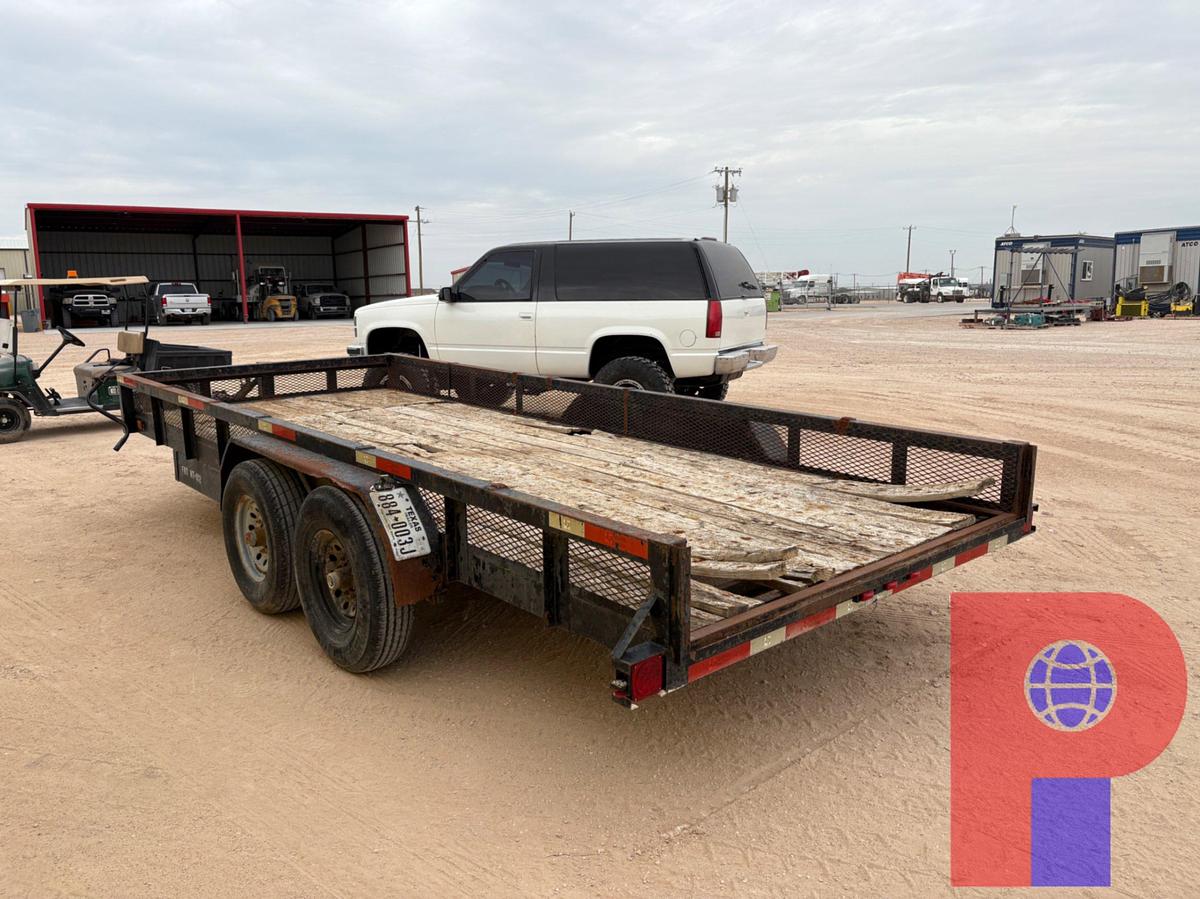 Used 2012 TEXAS PRIDE  18’ X 7’ T/A BUMPER PULL UTILITY TRAILER