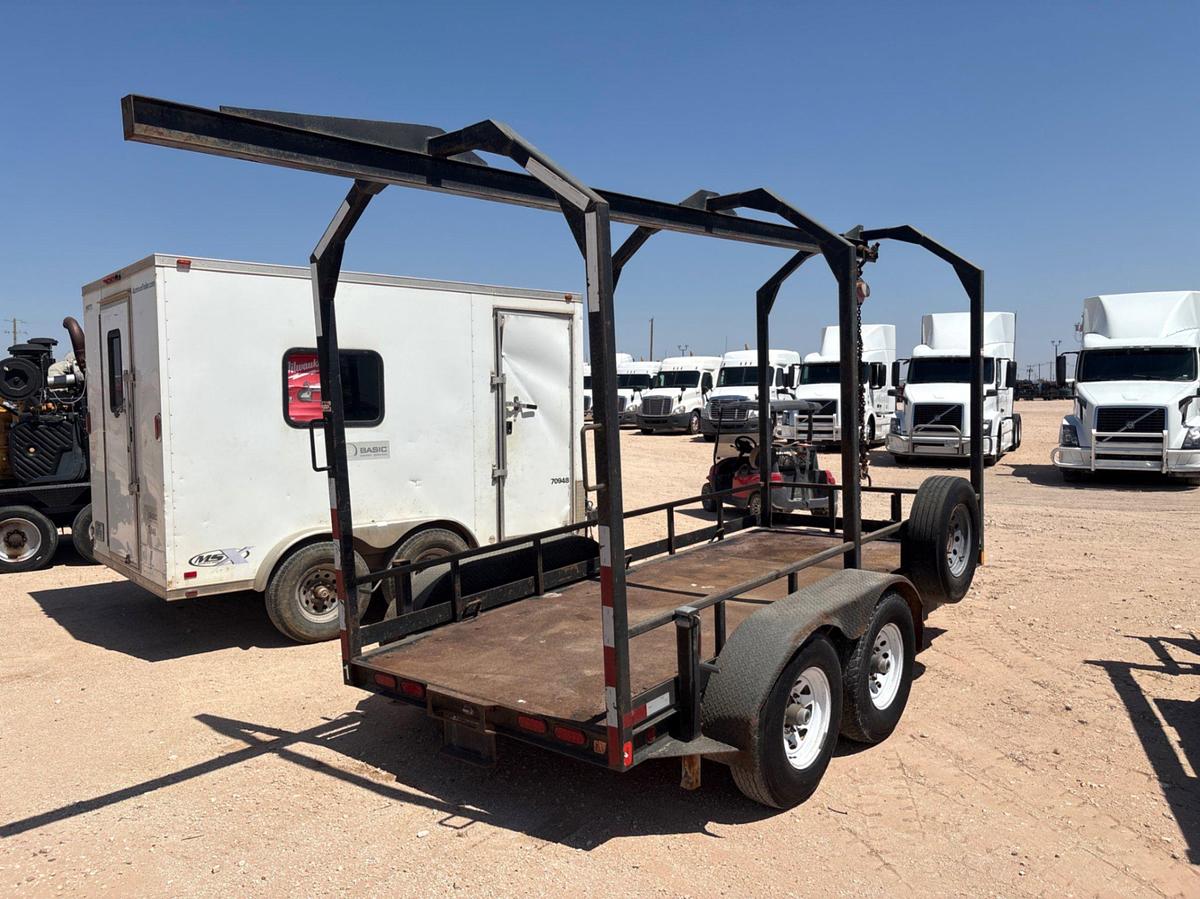 Used 14’ x 6’ t/a bumper pull monorail trailer