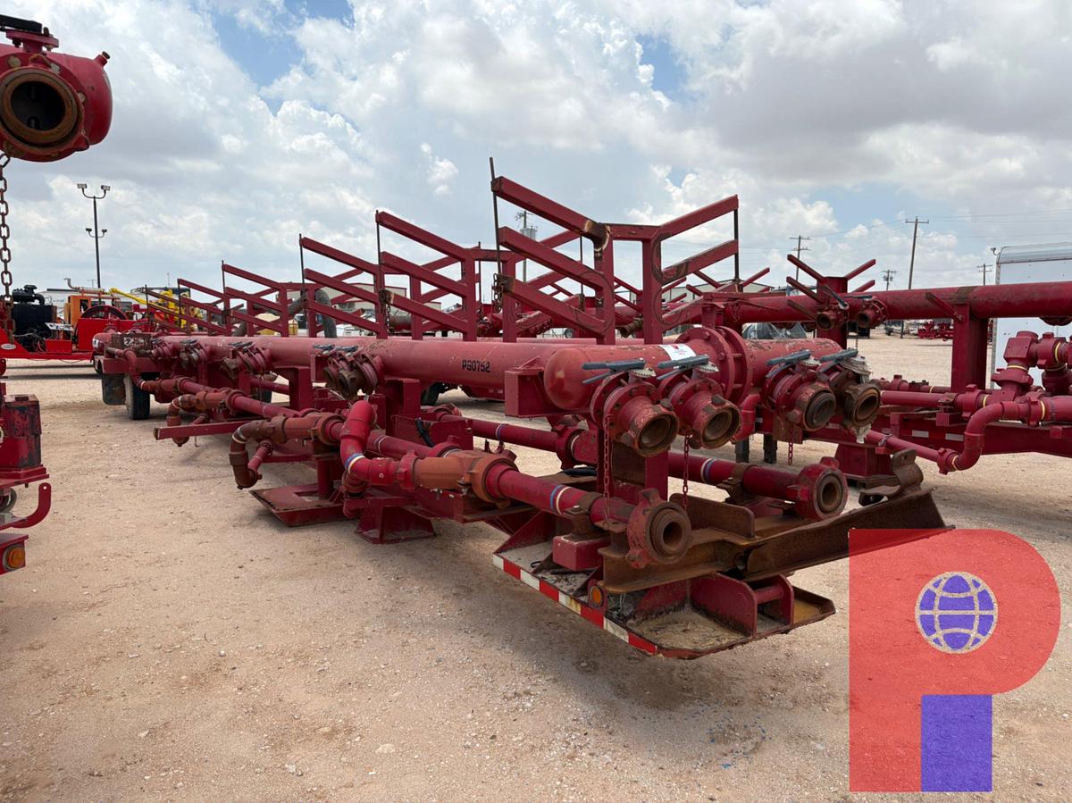 Used 2011 BO’S BETTER BUILT 43’ 8-ARM S/A FRAC MISSLE/MANIFOLD TRAILER
