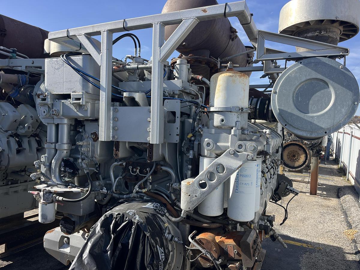 Used MTU 12V4000 2,250 HP FRAC PUMP DIESEL ENGINE