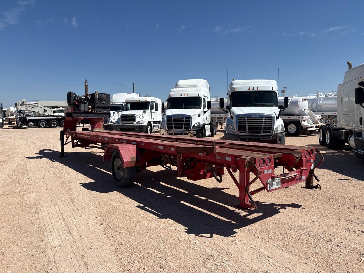 Used 2006 CROWN  30’ X 64” S/A GOOSENECK PIPE HANDLER TRAILER