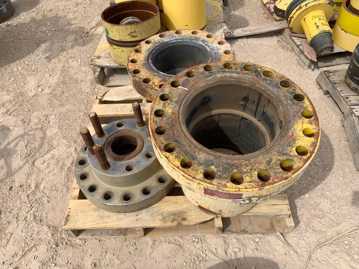 Used Pallets of 13-5/8 x 13-3/8 Spacer Spools