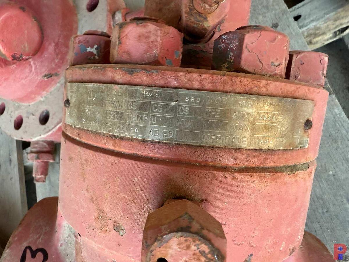 Used (2) PALLETS W/ 2-9/16” 5K WP GATE VALVES, TUBUNG HANGER, TONG COVERS, PARTIAL SLIP BODY, ADAPTERS