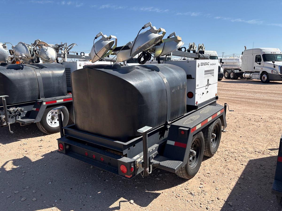Used 2018 GENERAC MOBILE PRODUCTS MLT4200 20KW T/A LIGHT TOWER COMBO TRAILER