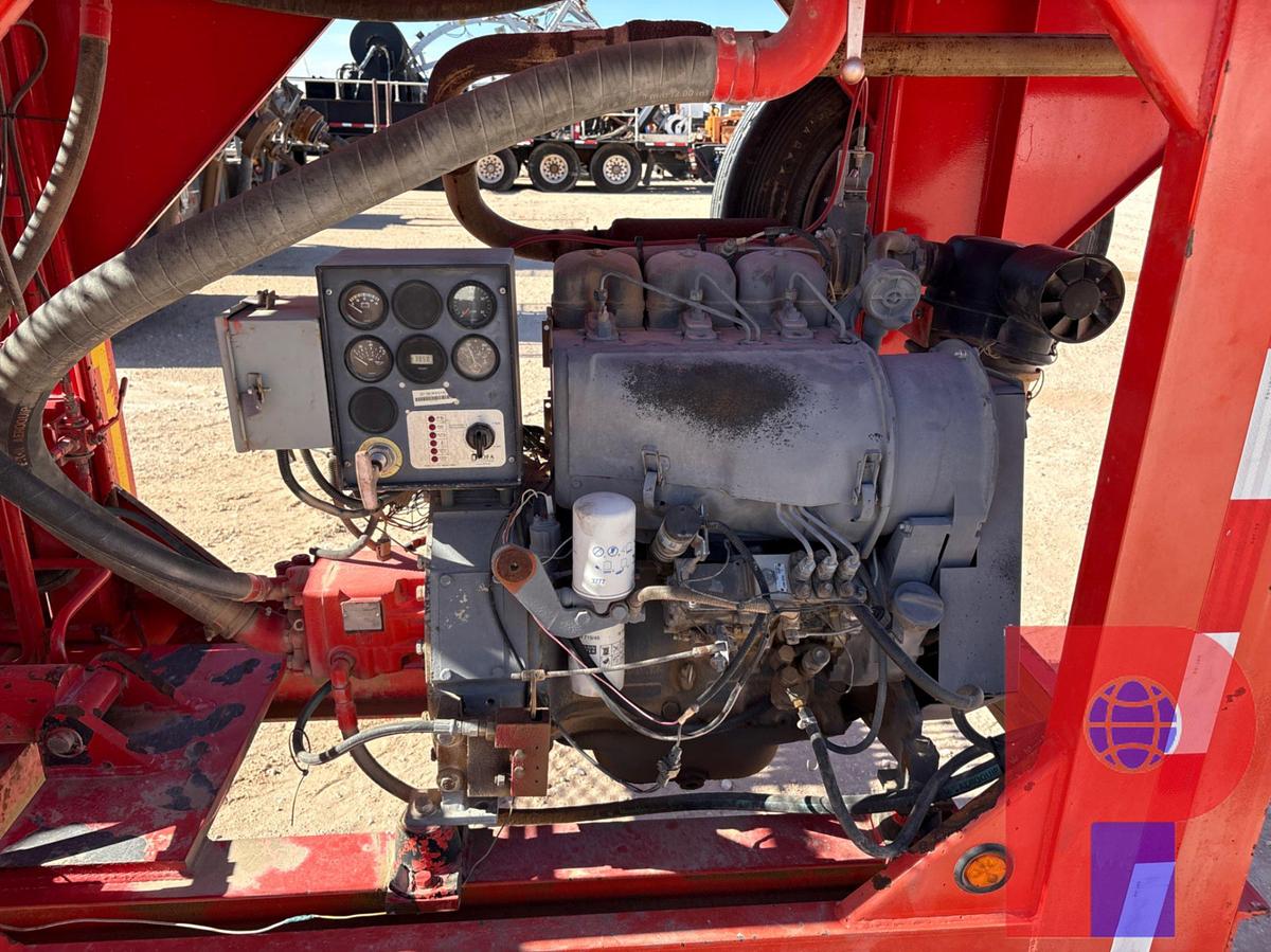 Used 53’ X 90” T/A GOOSENECK HYDRAULIC PIPE HANDLER TRAILER