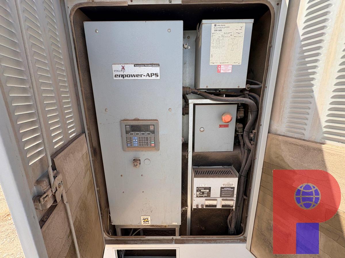 Used STAMFORD 100KW 3-PHASE AC GENERATOR P/B: 8-CYLINDER NATURAL GAS ENGINE