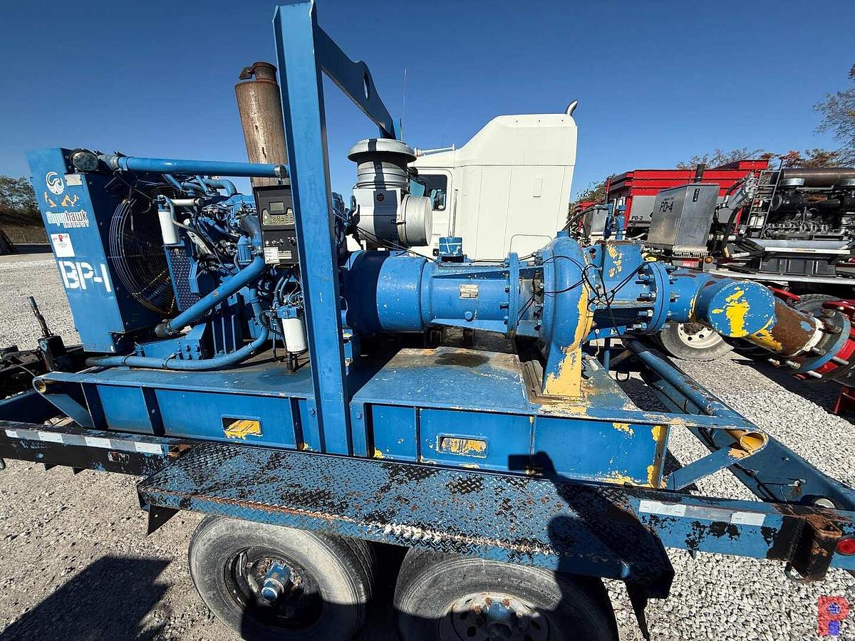Used GODWIN HL225M 10X8 CENTRIFUGAL PUMP P/B CATERPILLAR C9 300 HP TOWABLE PUMP