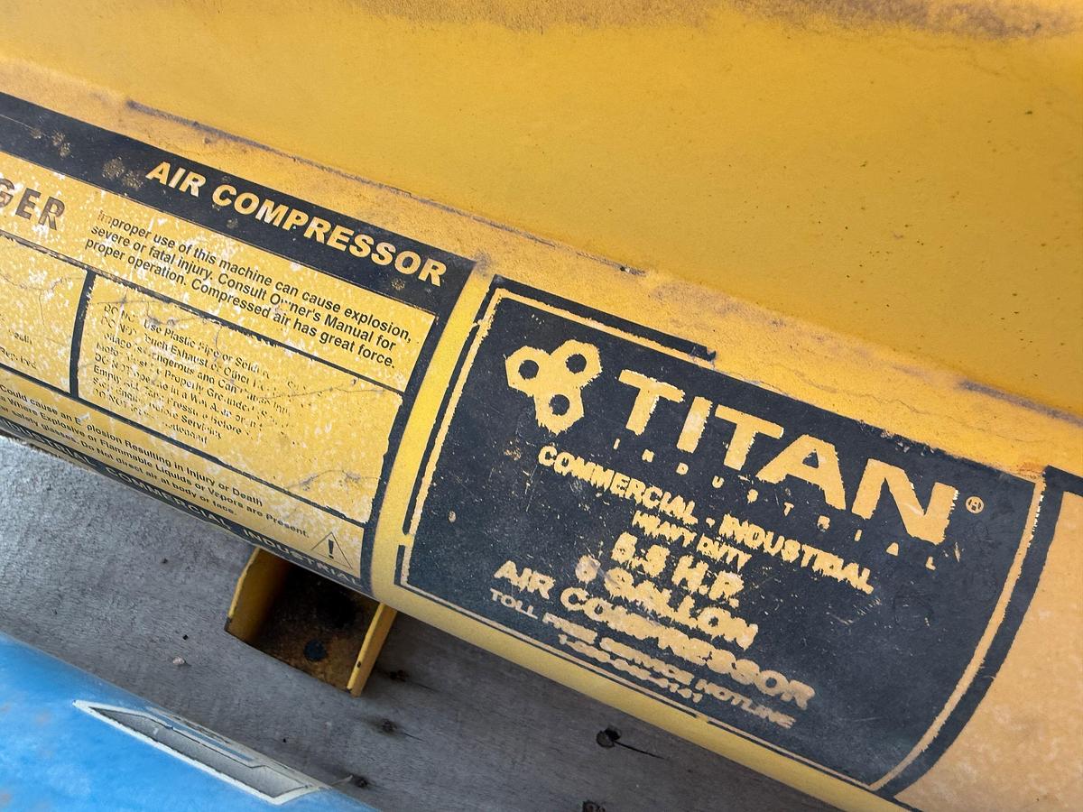 Used (2) GAS POWERED AIR COMPRESSORS