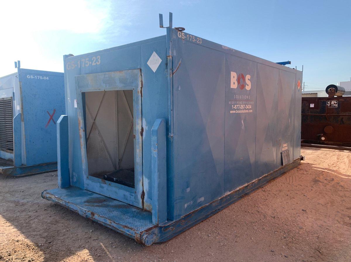 Used 22’ L x 8’ W x 9’ T Skidded Generator House
