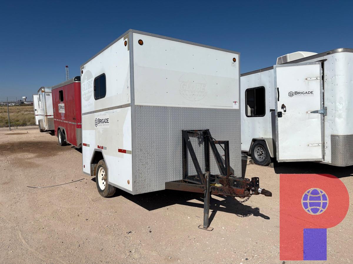 Used 2008 CARRIER TRAILER INC 8’ X 7’ S/A BUMPER PULL DOGHOUSE TRAILER