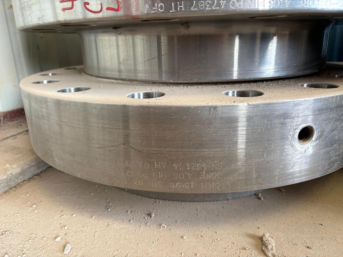 Used (6) cwm 13-5/8” 5M stainless flanges