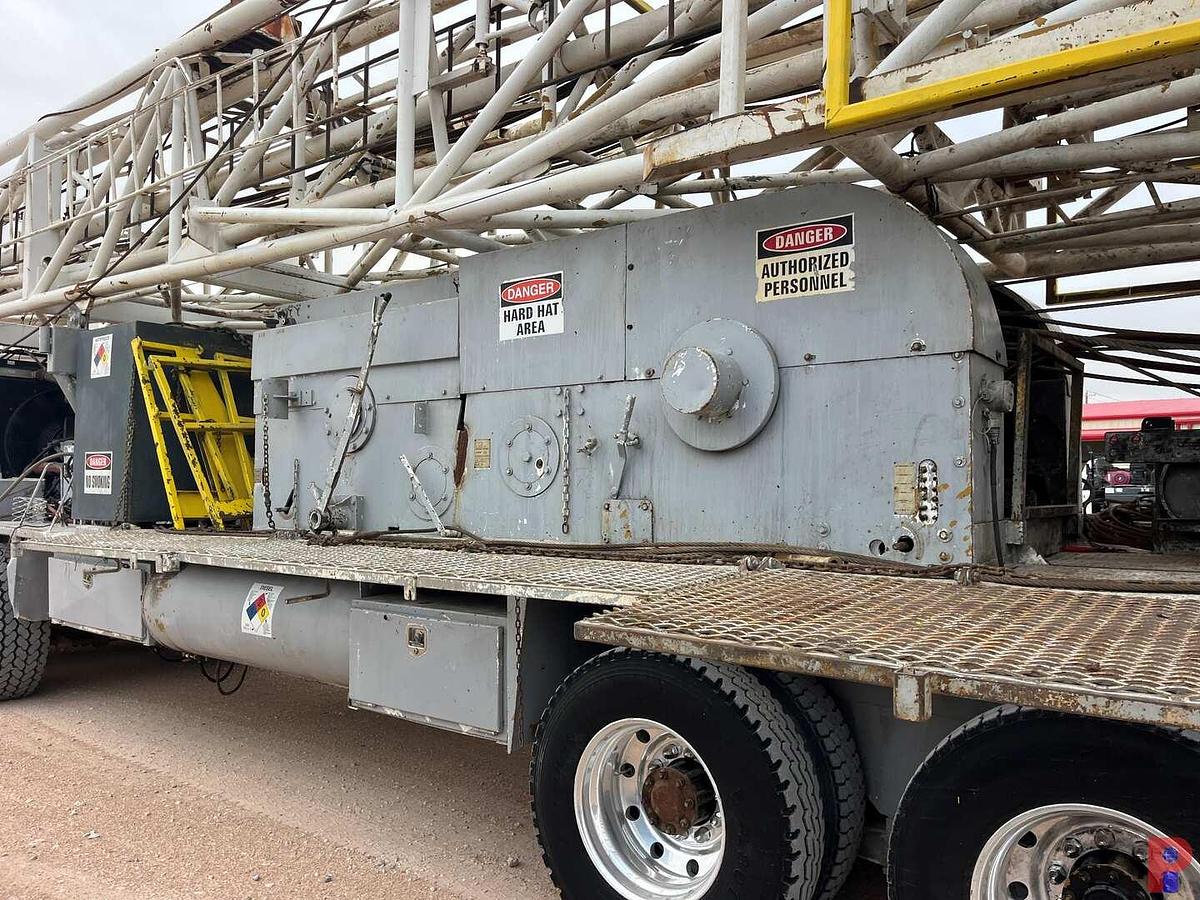 Used FRANKS 1287/160 DD 108’-269K 5-AXLE WELL SERVICE WORKOVER RIG