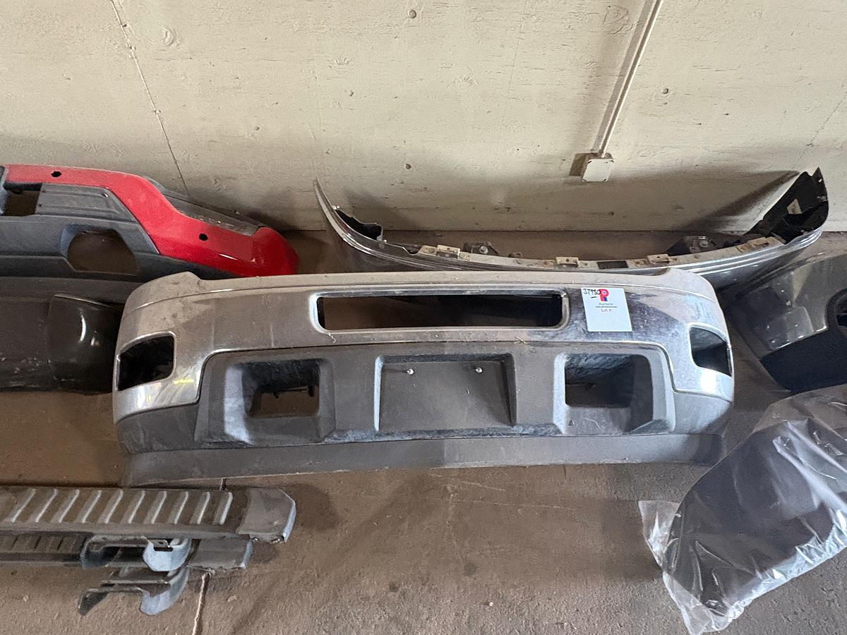 Used (5) pickup truck front bumpers & (2) ford running boards