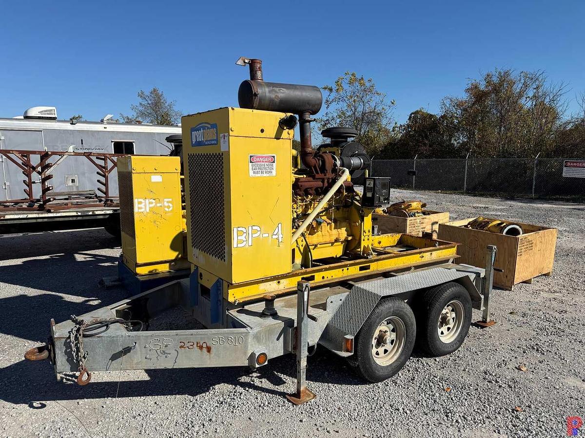 Used JOHN DEERE 6068HF485 6.8L MTD ON 2008 T/A PINTLE HITCH TRAILER