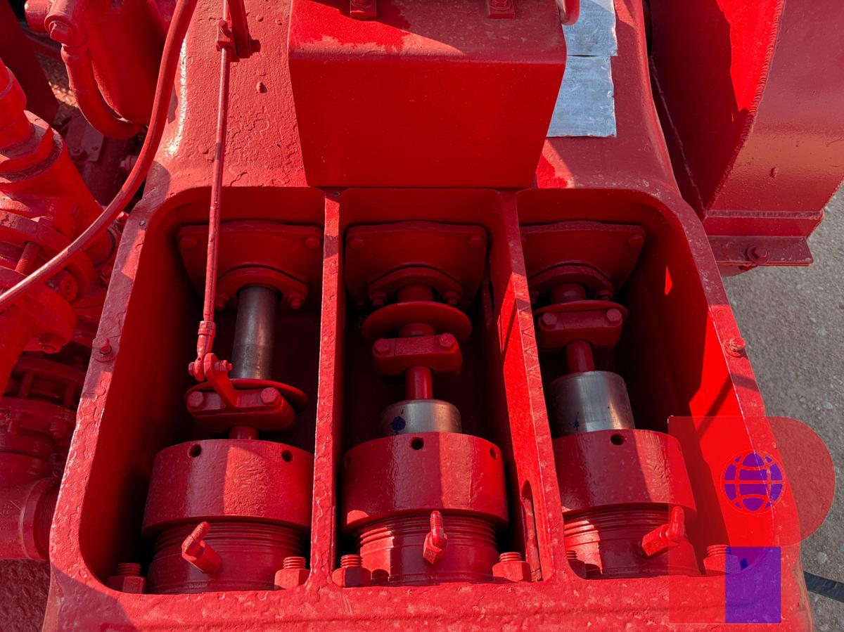 Used GARDNER DENVER TEE TRIPLEX PUMP, SKIDDED