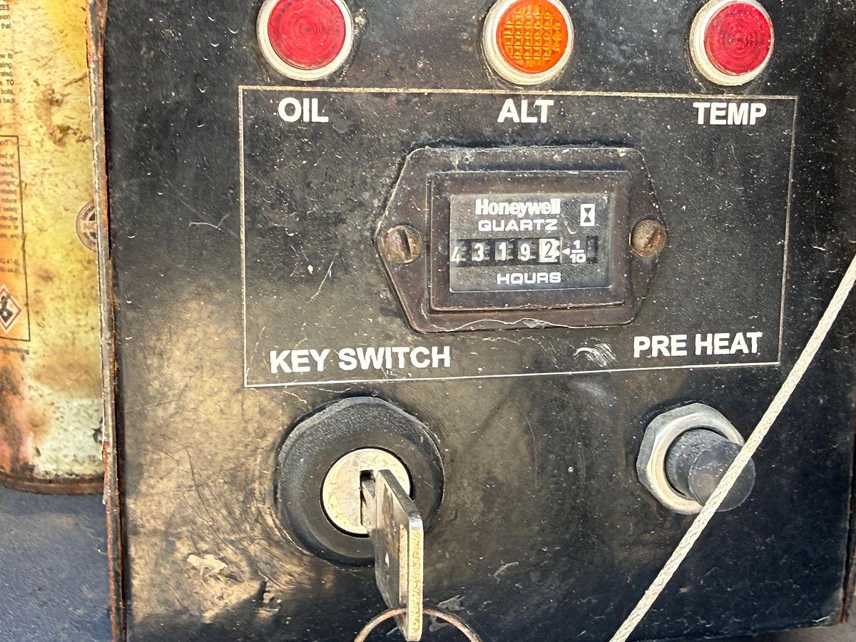 Used SELF CONTAINED 20K WP GREASE INJECTION UNIT COMBO P/B 8.4-KW ISUZU DIESEL GENERATOR