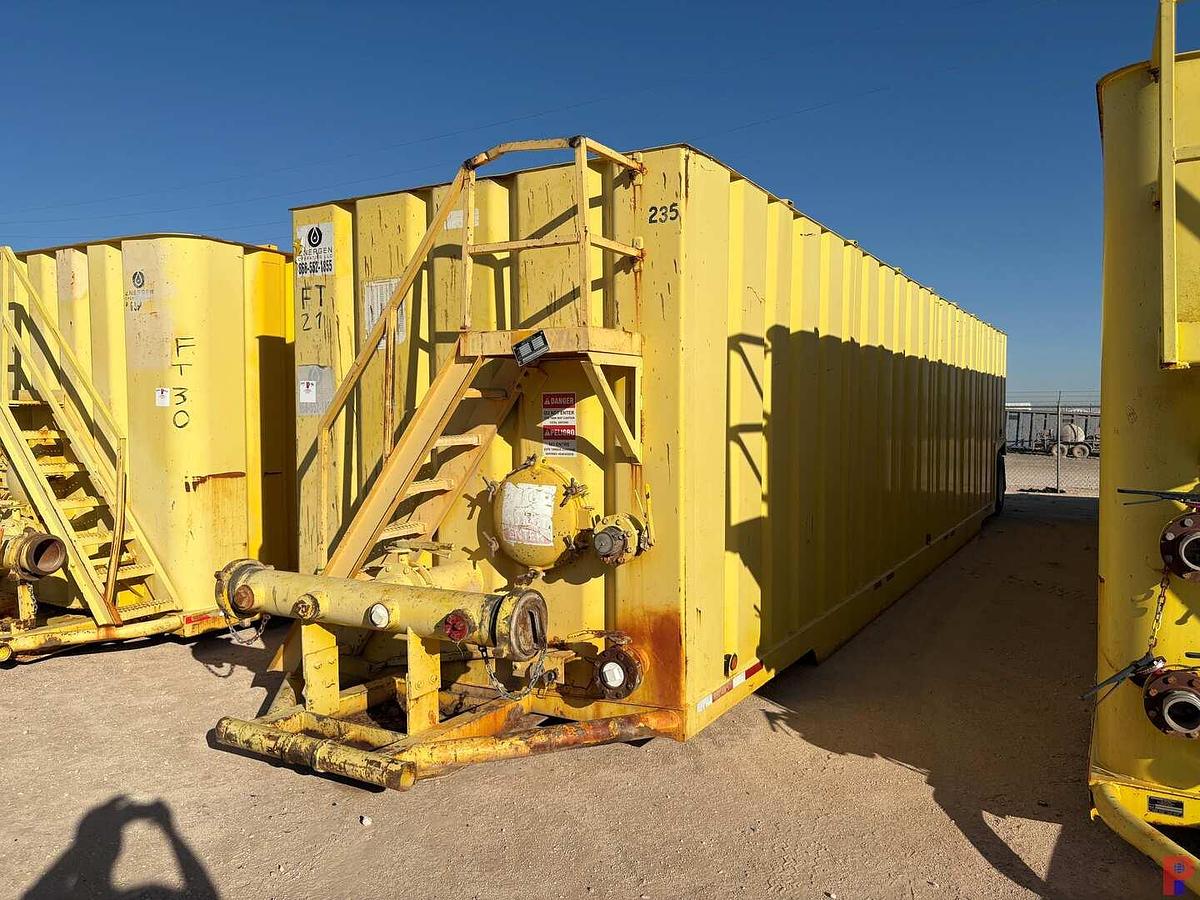 Used 2011 TROXELL 42’ X 8’ X 9.5’ 500BBL S/A FRAC TANK