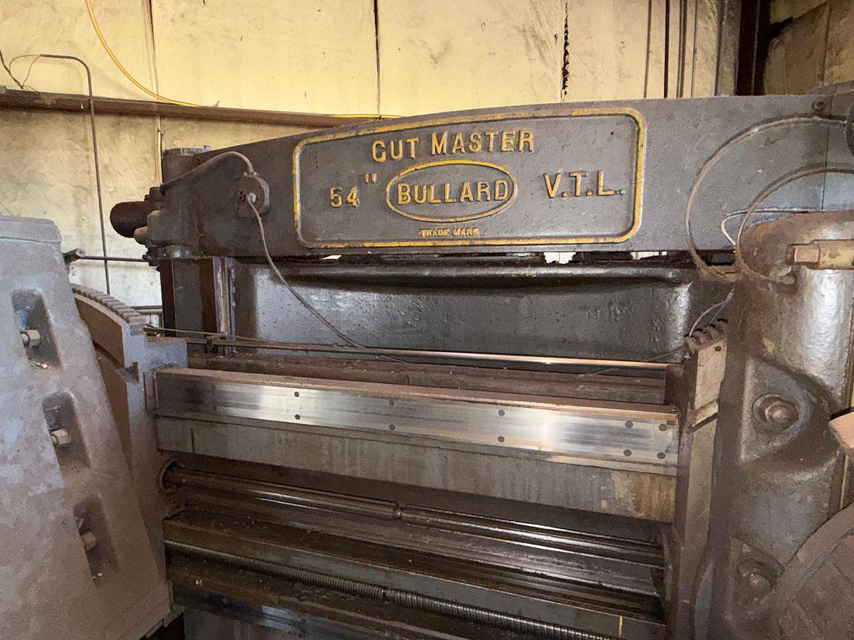 Used BULLARD 56” CUT MASTER VERTICAL TURRET LATHE (VTL)