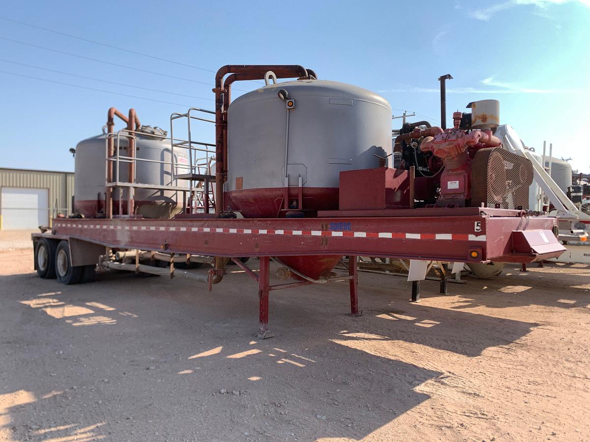 Used 2006 SUMI Dual pod t/a dry bulk tank trailer