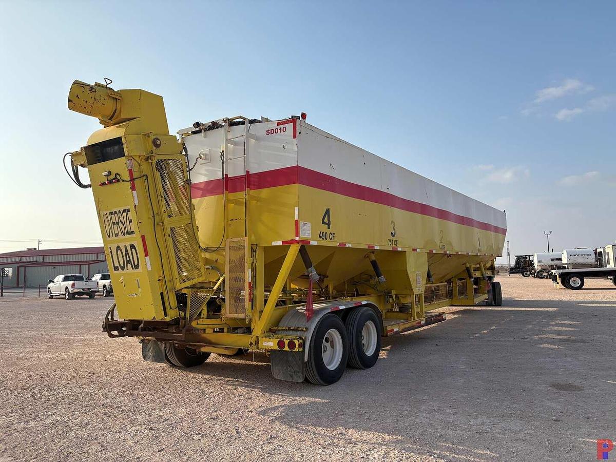 Used 2011 KEYSTONE OILFIELD FABRICATION MSB-4000 T/A SAND KING TRAILER