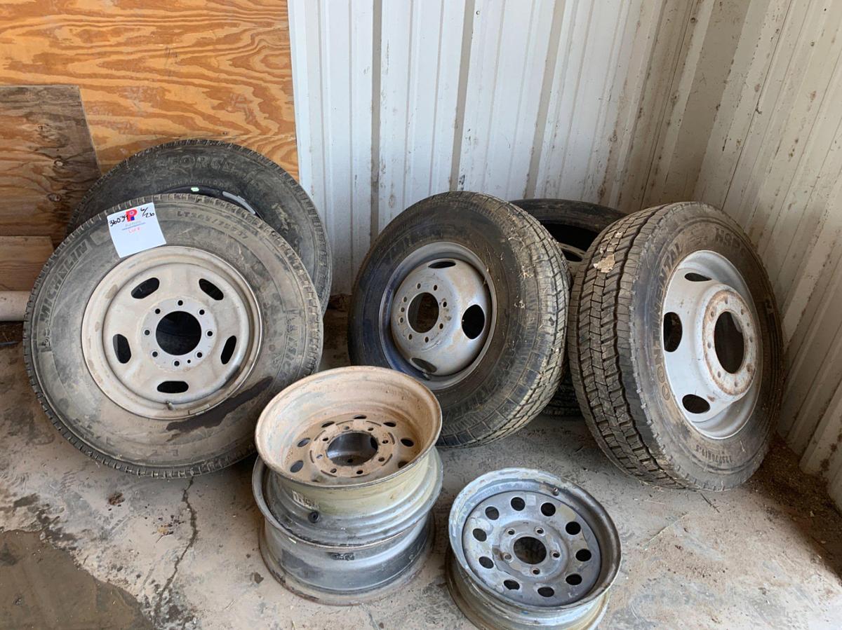 Used 6 Tires and 4 Rims