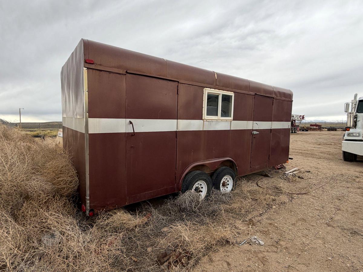 Used Shopbuilt 20’ t/a Doghouse Trailer