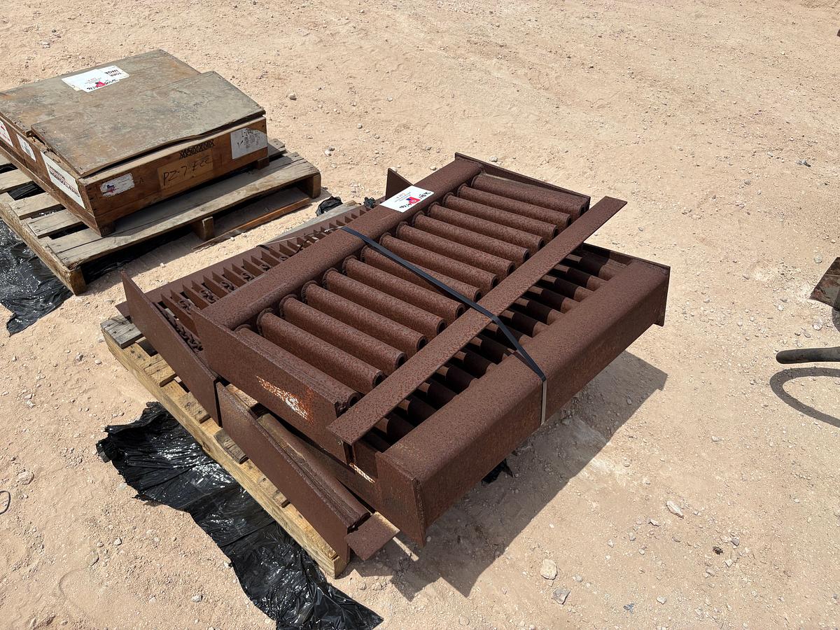 Used (2) PALLETS OF ROD HANGER CRAWLS