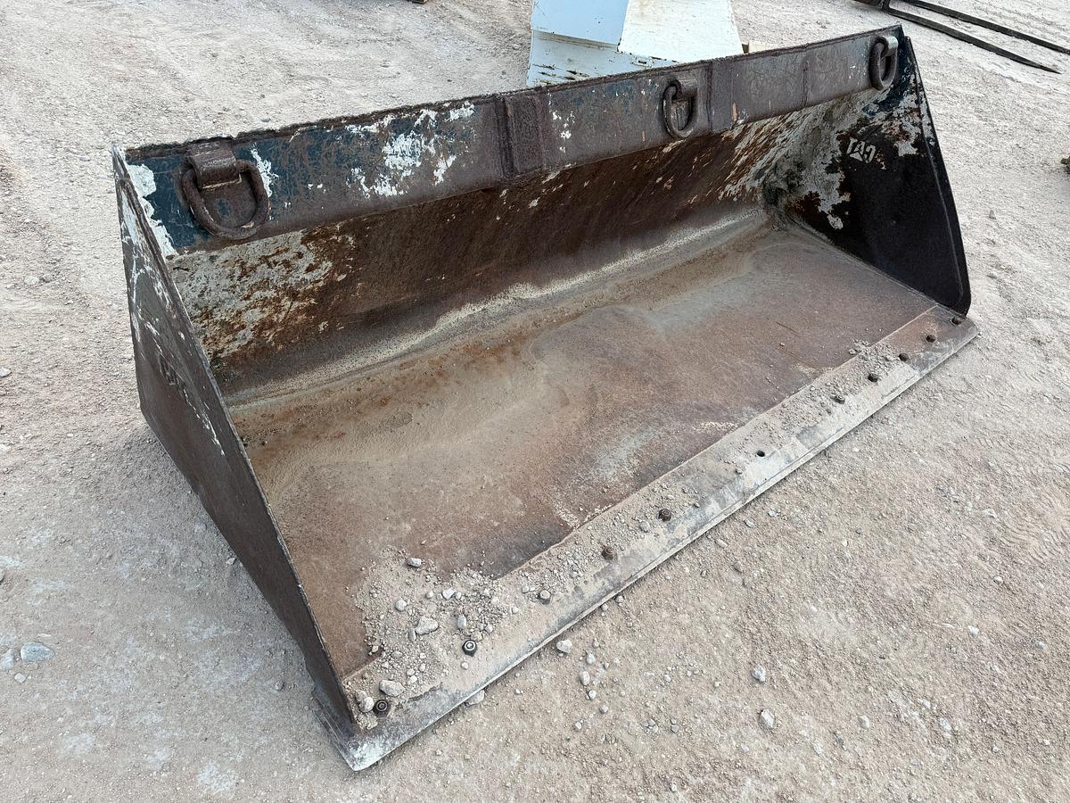 Used CAT 84”W 1.09 CUYD SKID STEER BUCKET