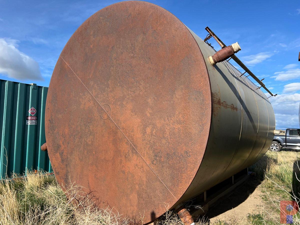 Used 12’ DIAMETER X 20’H 400BBL STORAGE TANK