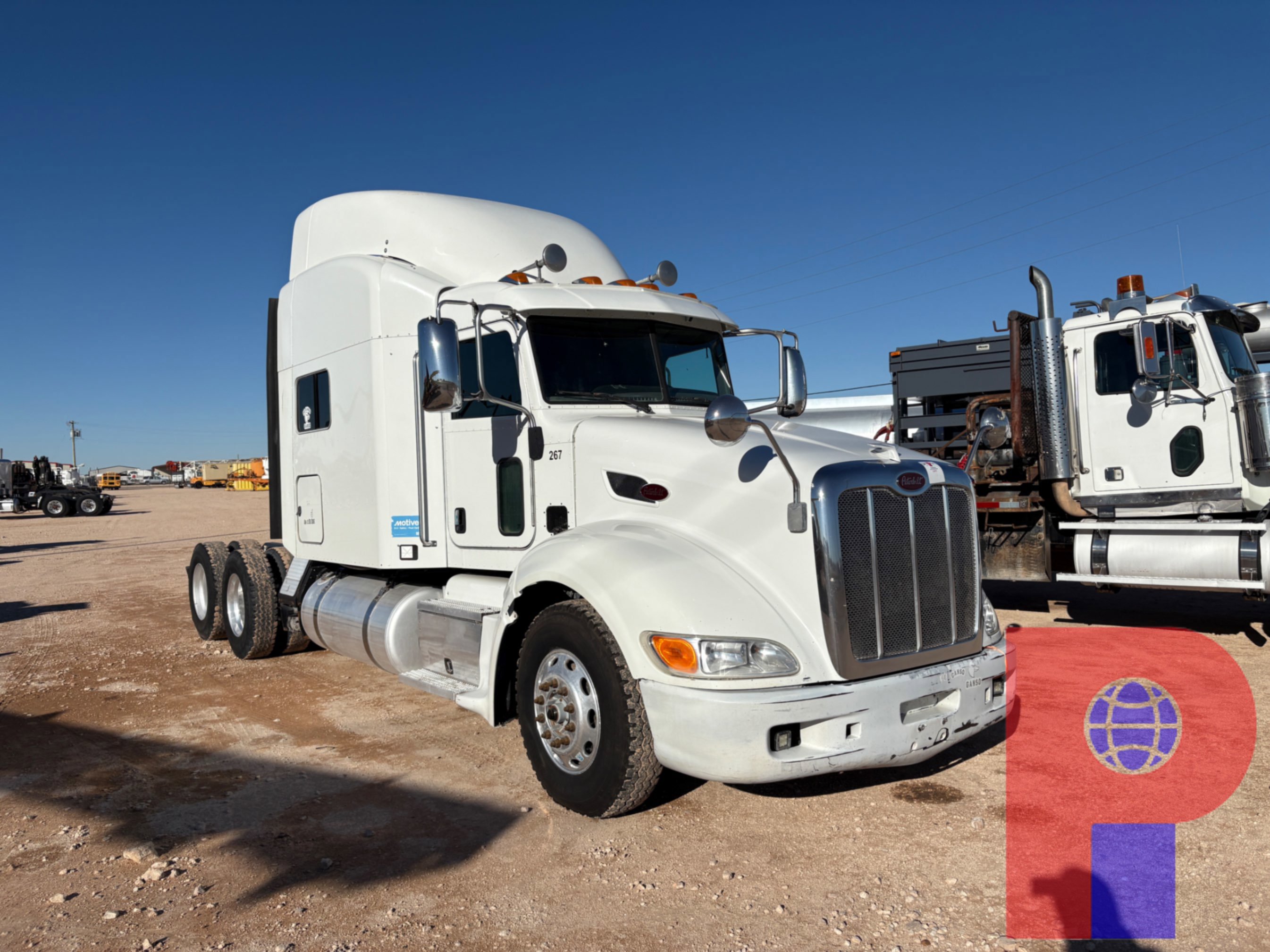 Used 2012 PETERBILT 386 T/A SLEEPER HAUL TRUCK