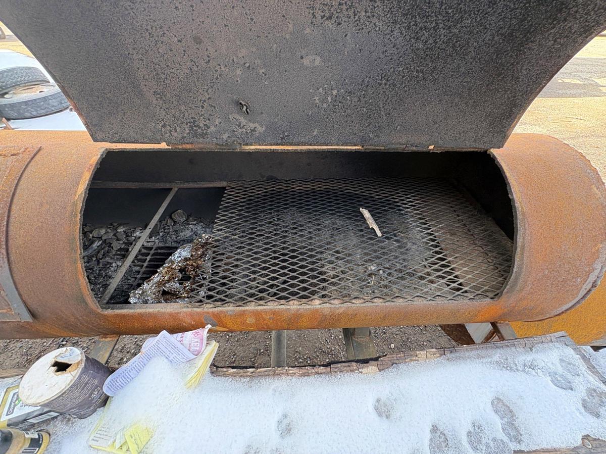 Used 10’ x 2’ s/a bumper pull bbq trailer