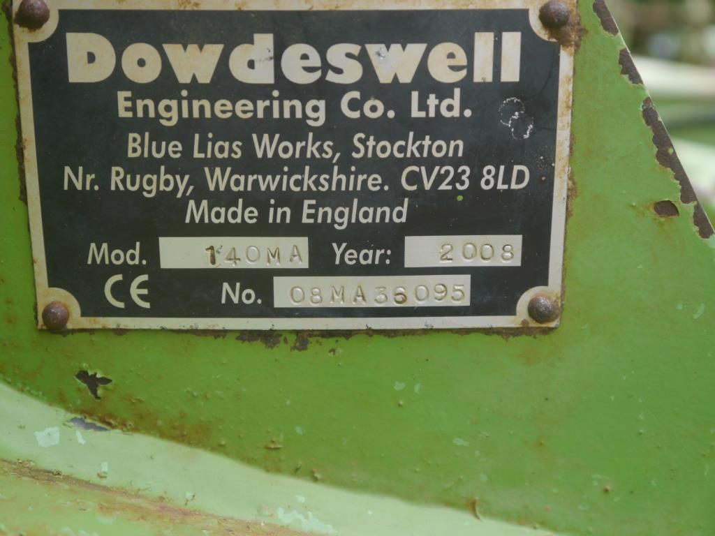 Used Dowdeswell 140MA 6+1 Furrow Plough