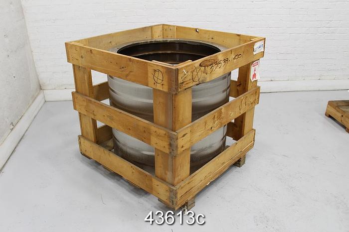Unused Black Clawson SPH 800 Stainless Steel Pressure Screen Basket, .008" Slots #43613