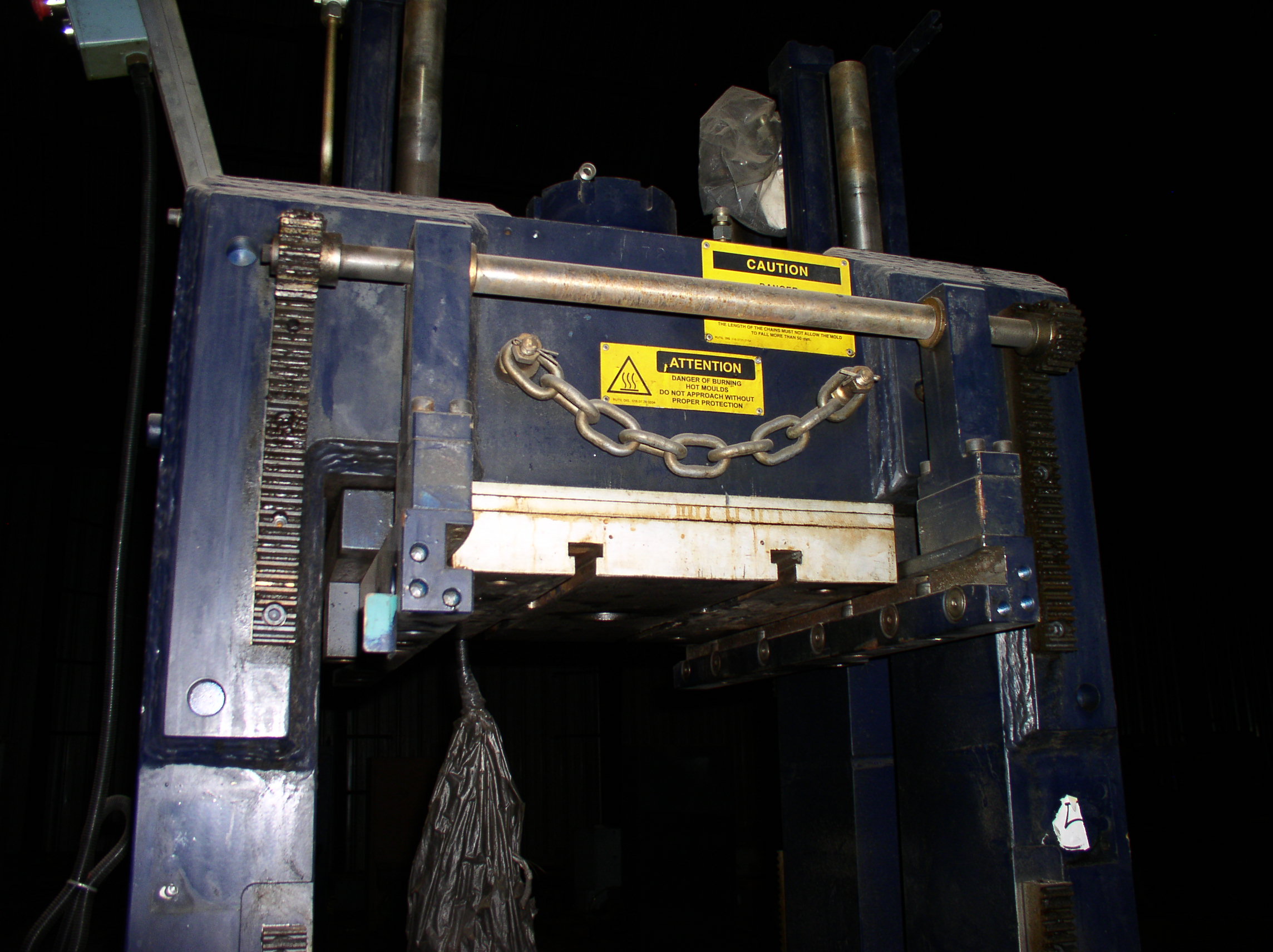 Used 200 Ton Rutil Up-Acting Hydraulic Press; Housing Type; Mfg. 2005; Low Profile; P.O.R.