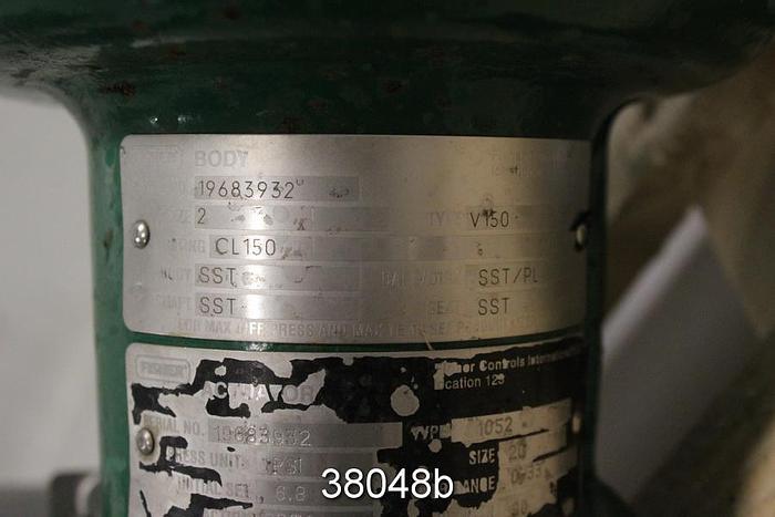 Used Fisher 2" Vee Ball Control Valve #38048