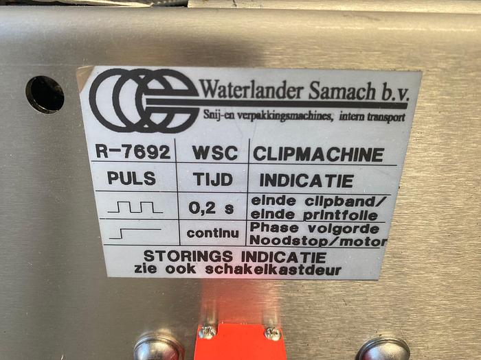 Gebruikt 2011 Waterlander Samach b.v. Clipmachine (WSC clip sluiter XS, R-7692)