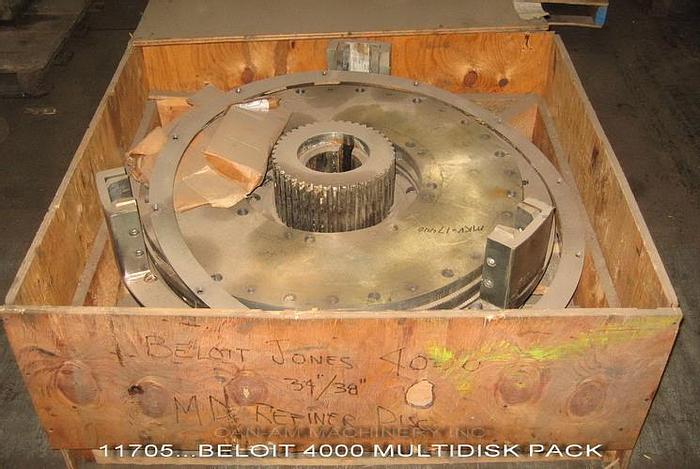 Used Beloit Jones 4000 Multi-Disc Pack, 34", 4-Rotor Multi-Disc Pack With Spline #11705