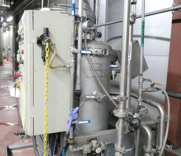 Used 27 in. x 59 in. PADOVAN ROTARY VACUUM DRUM FILTER – FROM WINE MFG (#9631)