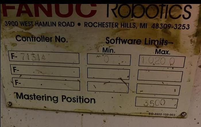 Used 2 - FANUC  M710iB/70T GANTRY ROBOT SYSTEMS 10,200 MM TRAVEL X 8' TALL RJ3iB CONTROLLER