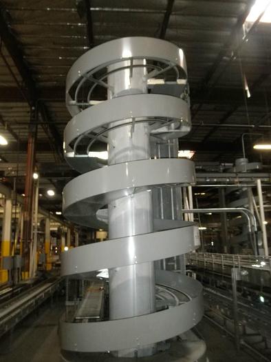 Used Conveyor, Spiral, 5 Turns, 16" Wide, Ryson, Case Conveyor #C739422