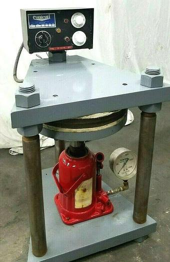 Used Contenti 12" Rubber Mold Vulcanizer Make Spin Cast Molds Fishing Jewelry HO