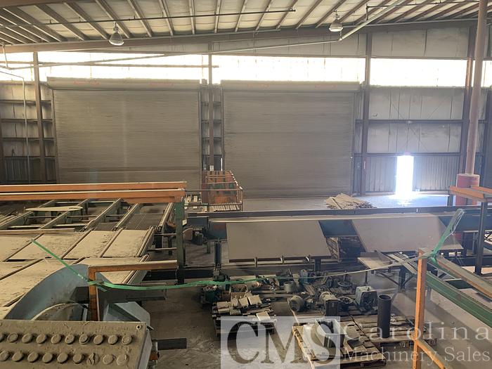 Used Brewer 9-Head Resaw Line