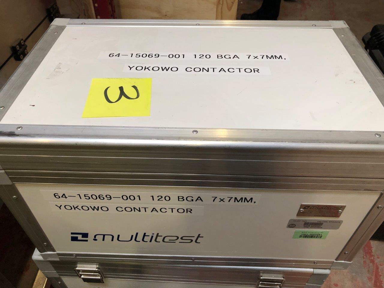 Used Multitest 120 BGA 7x7mm Test Handler Kit for MT9510