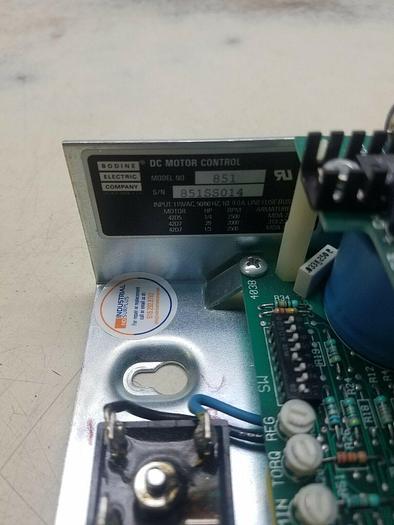 Used BODINE ELECTRIC 851 DC MOTOR CONTROL