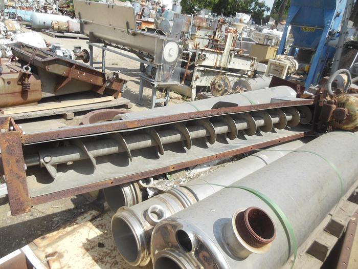 Used Conveyor, Screw, 6" X 6', S/st, #S742465