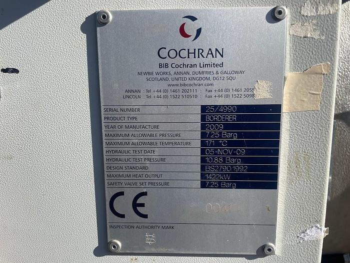 Very good used COCHRAN STEAM BOILER