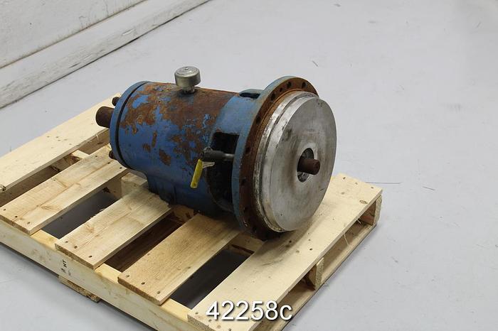 Used Goulds 3196 XL Pump Power End, With 14" Diameter Stainless Steel Stuffing Box #42258